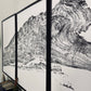 California Giant Redwood Burl Triptych - original print as 3 24x36 inch panels