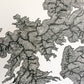 Grand Canyon Topographial Map Set of 3 - 24x36 inch giclee prints