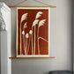 Thistle and Pampas Grass Hand Pressed Monoprint - giclee print
